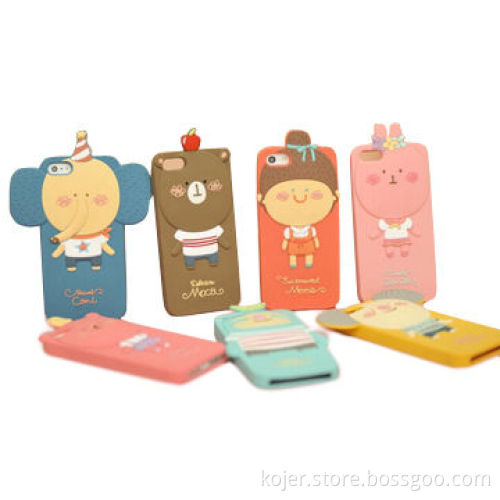 Lovely Romane Hello Geeks 3D Cartoon Design Silicone Case for iPhone 5s